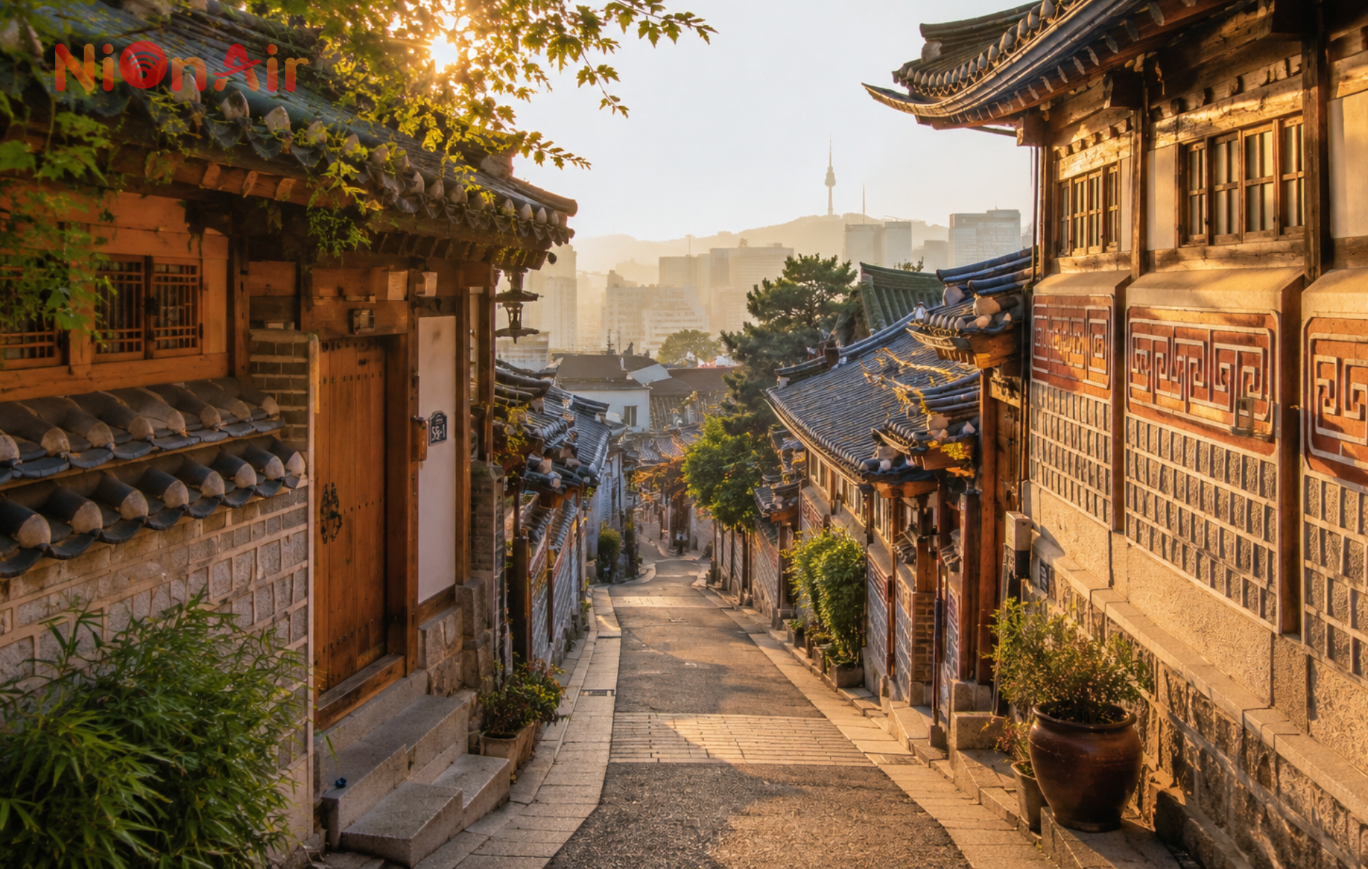 Làng Hanok Bukchon mang nét kiến trúc truyền thống, ẩn mình trong các con ngõ hẻm