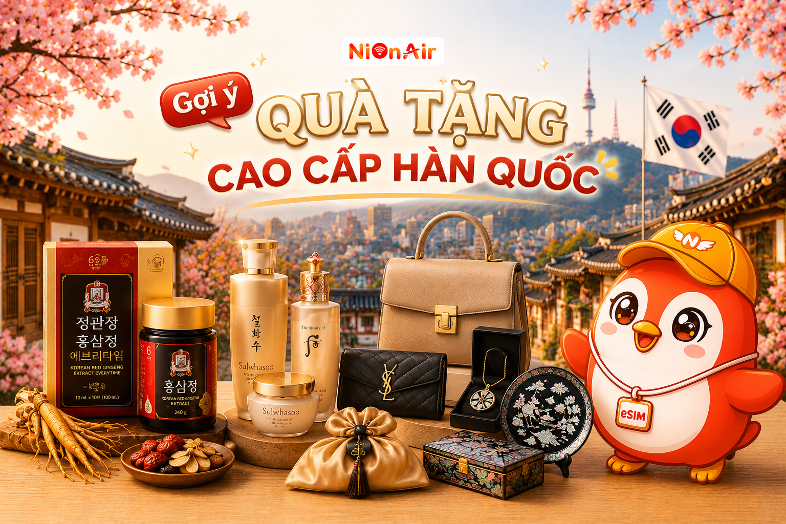 Gợi ý một số quà tặng cao cấp Hàn Quốc “sang - xịn - tinh tế”